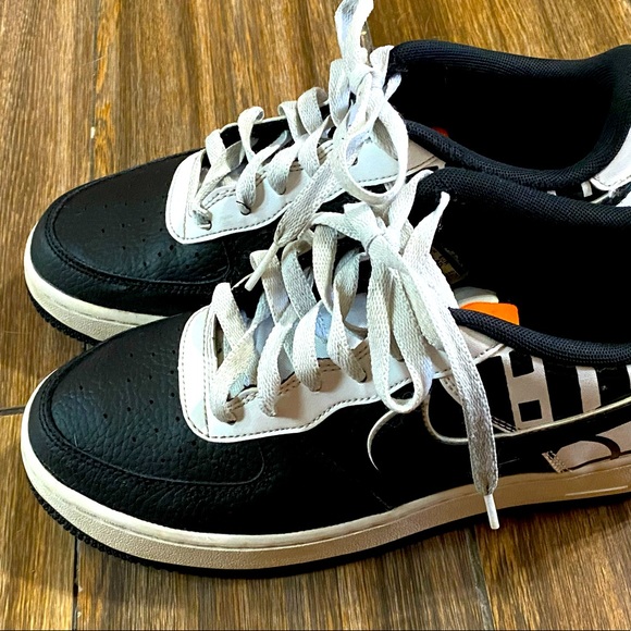 Nike Air Force 1 Low LV8 - Kids - Black & White  - 7Y - Picture 6 of 9